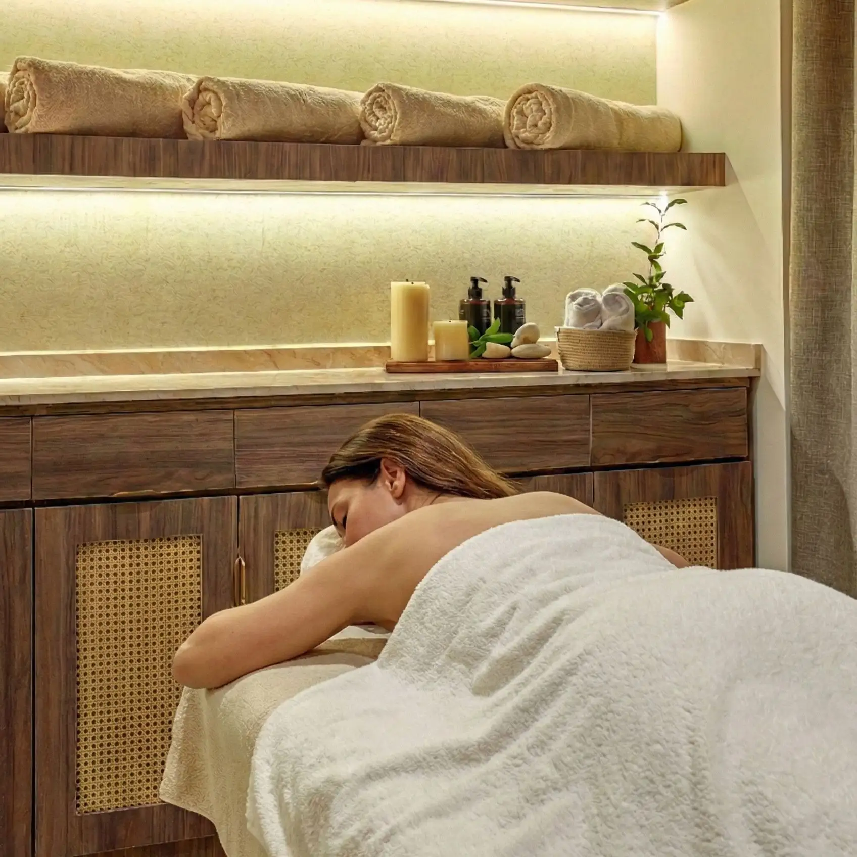 Wellness center and spa amenities on a luxury Nile cruise